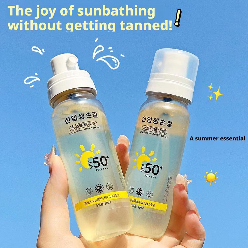 Spf 50 Sunscreen - Spray solare coreano SPF 50+ leggero,