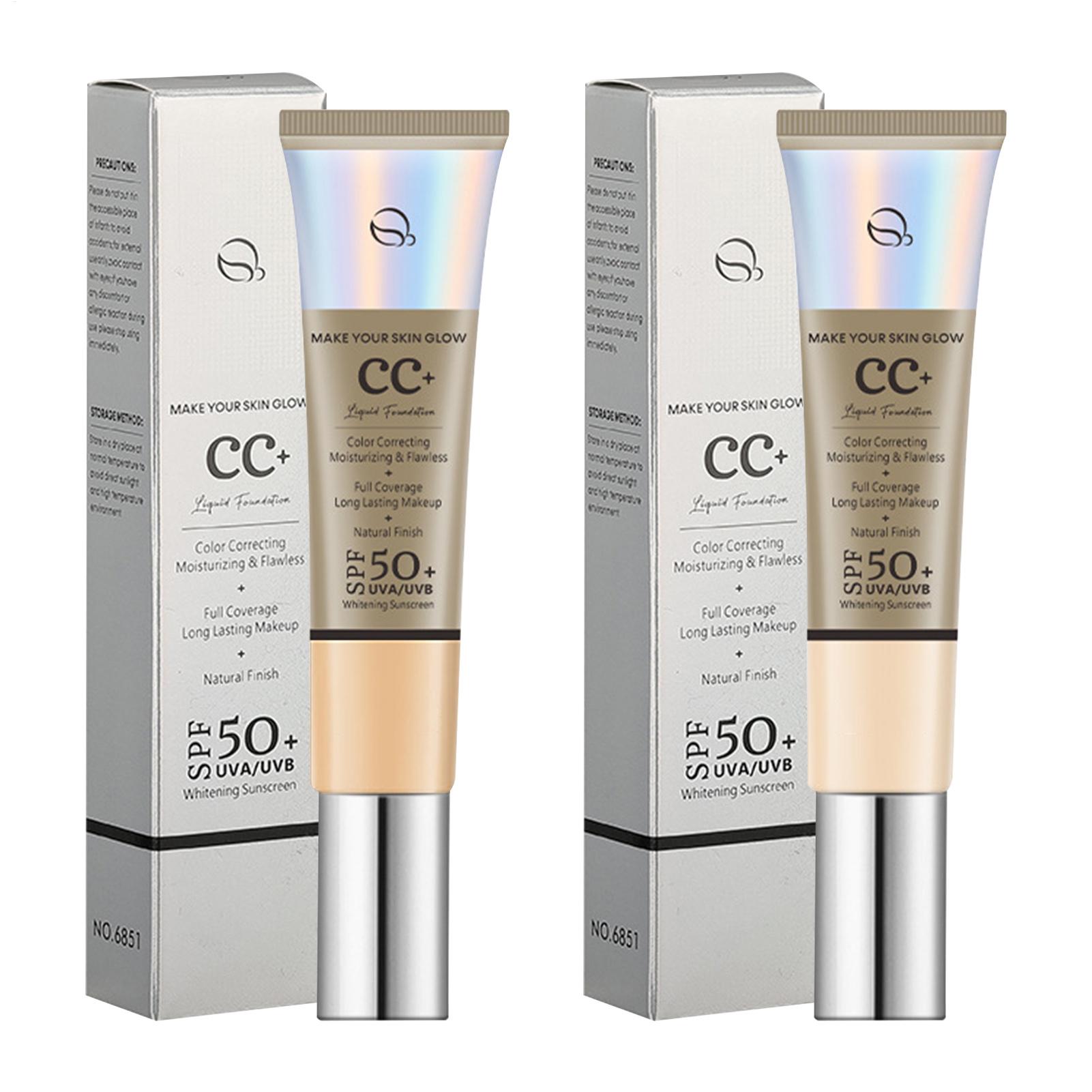 Spf 50 Sunscreen - CC Cream Foundation SPF 50 Fondotinta