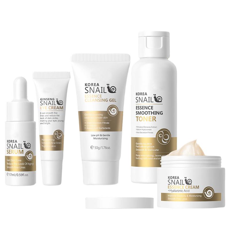 Kit per la cura della pelle al - Snail Cream Gel recensione e prezzo