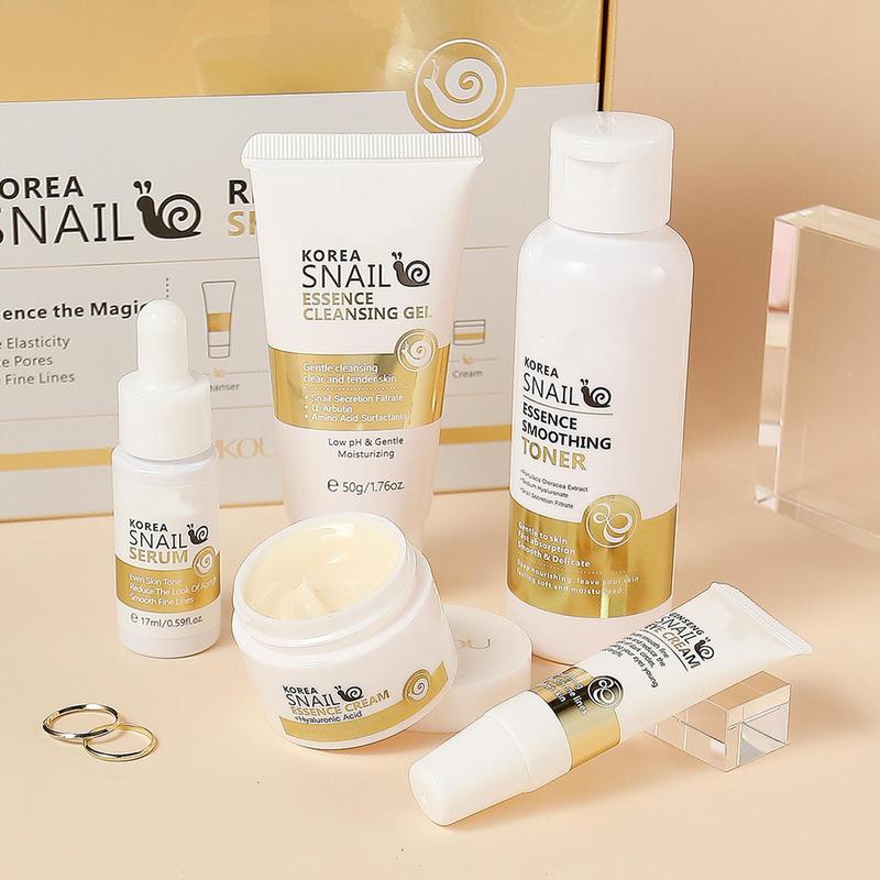 Kit per la cura della pelle al - Snail Cream Gel recensione e prezzo