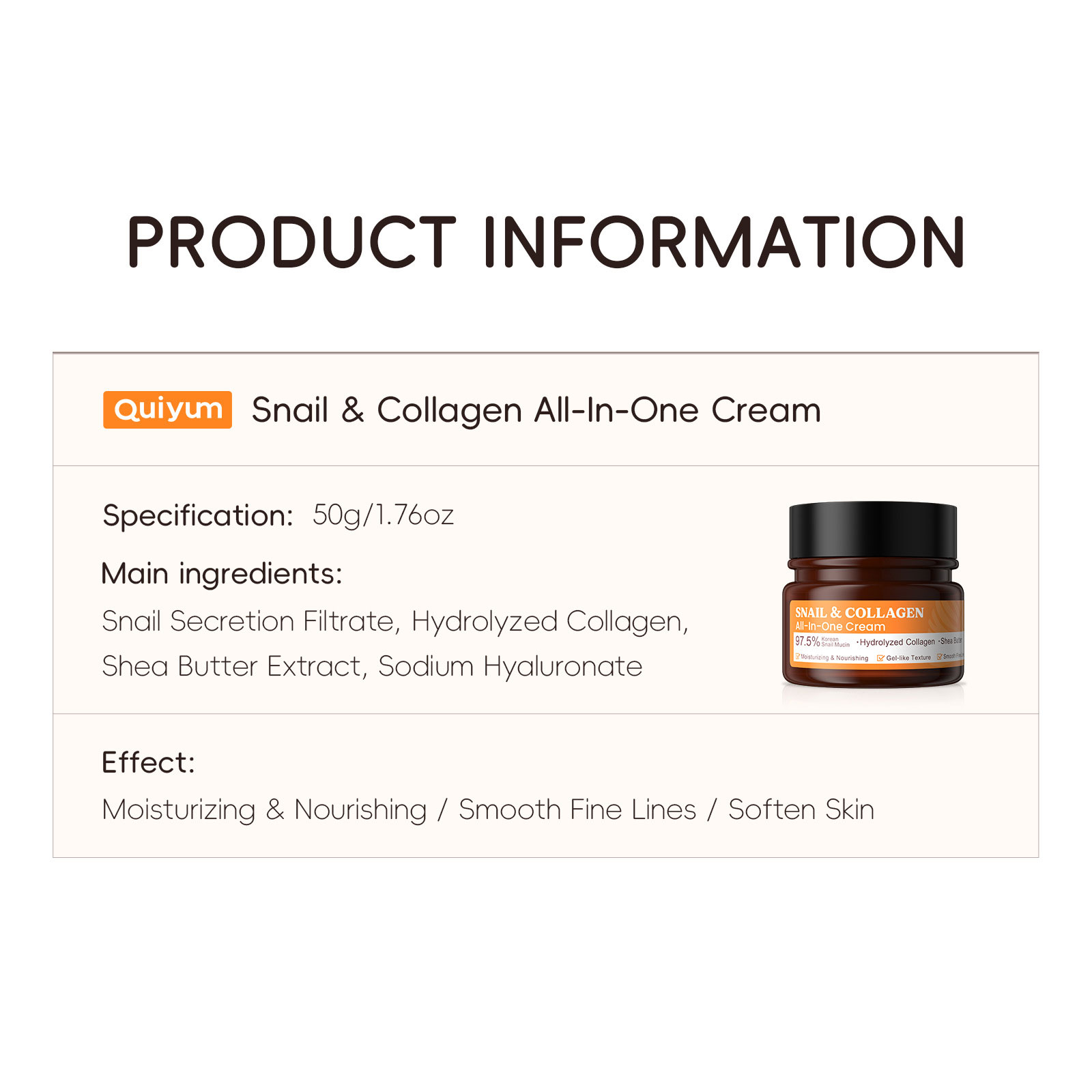 LAIKOU Lumaca Collagene Crema  - Snail Cream Gel recensione e prezzo