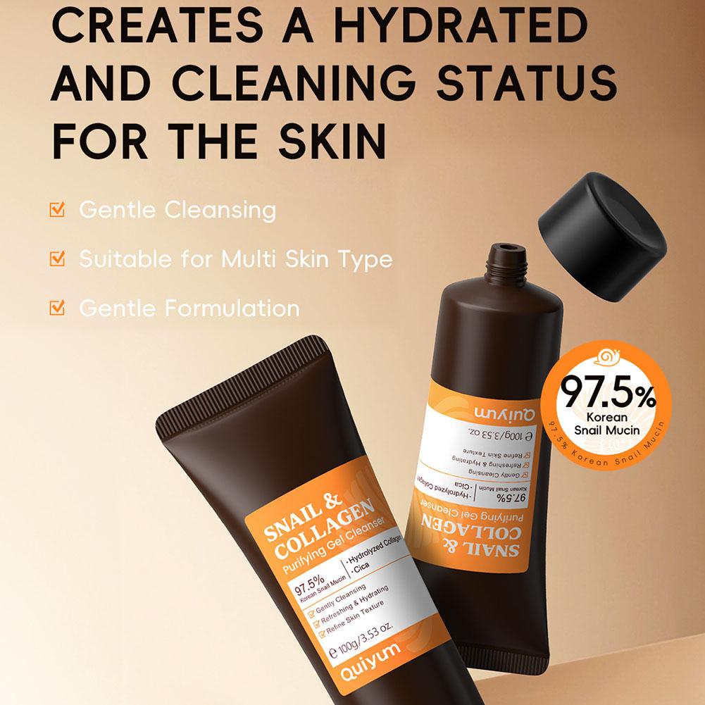 Set per la cura del viso Quiyu - Snail Cream Gel recensione e prezzo