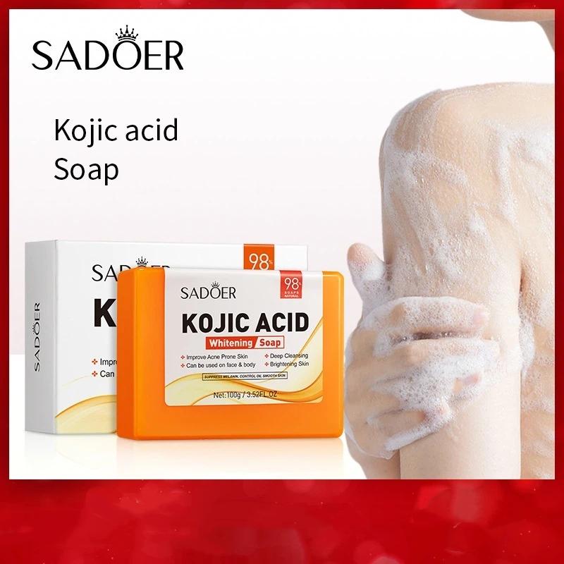 1Pz SADOER Sapone Viso all'Aci - Kojic Acid Soap recensione e prezzo