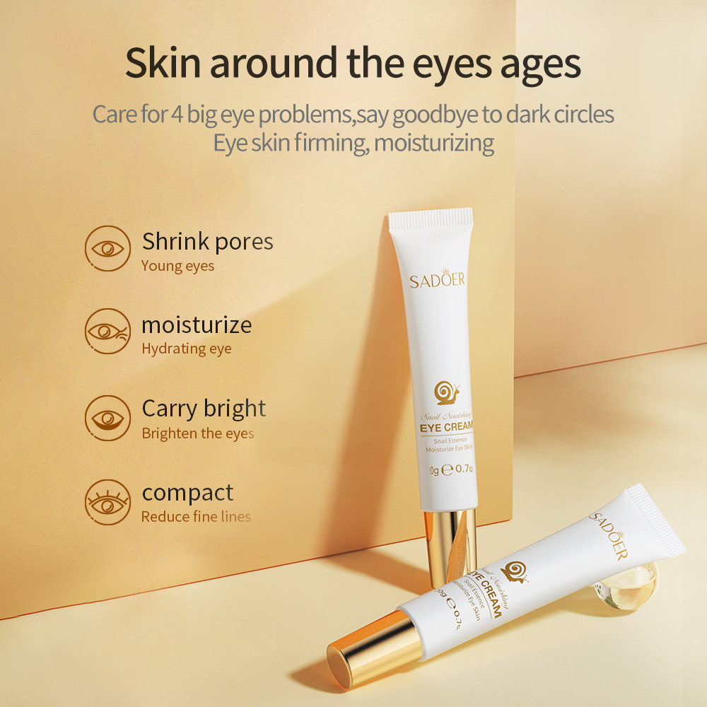 SADOER Crema per gli occhi all - Snail Cream Gel recensione e prezzo