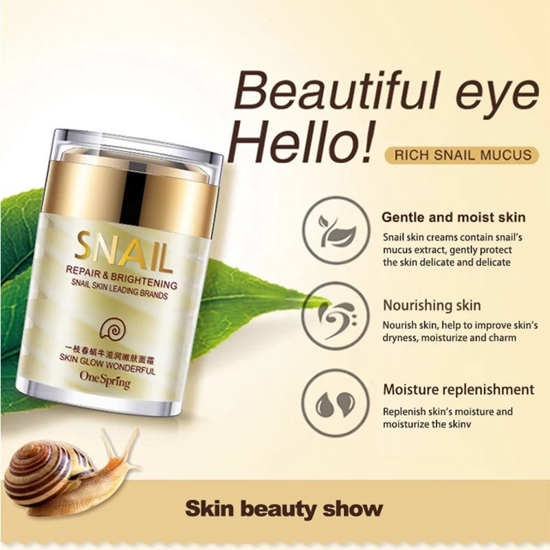 Crema per lumache sbiancante a - Snail Cream Gel recensione e prezzo