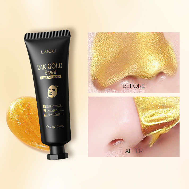 LAIKOU 24K Oro Sakura Peeling  - Snail Cream Gel recensione e prezzo